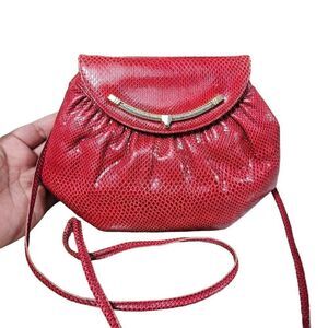 Finesse La Model red small  clutch/crossbody bag